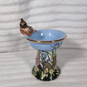 Robin's Song Collection Blue Sky Heather Goldminc Vintage Birdbath Wax Melt Warm